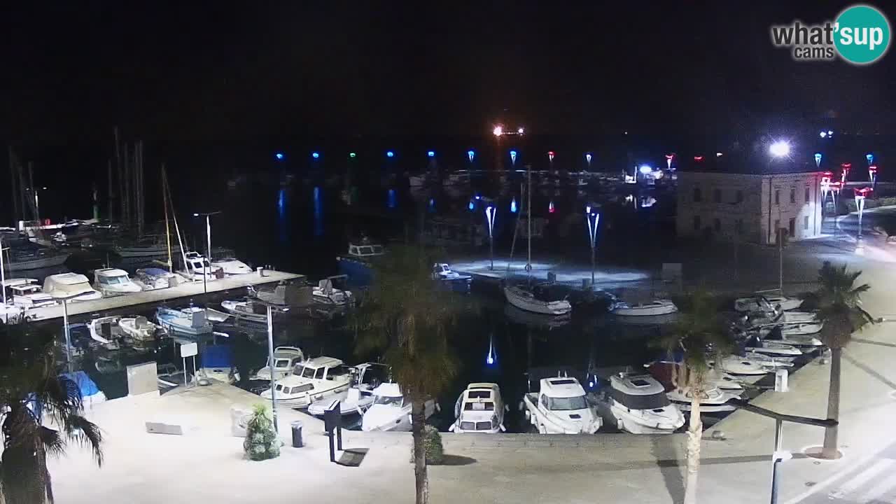 Webcam Capodistria – marina e lungo mare dall’Hotel Grand Koper