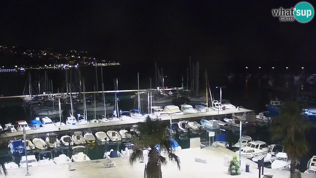 Webcam en direct du port de Koper – port de croisière et de fret – Slovénie