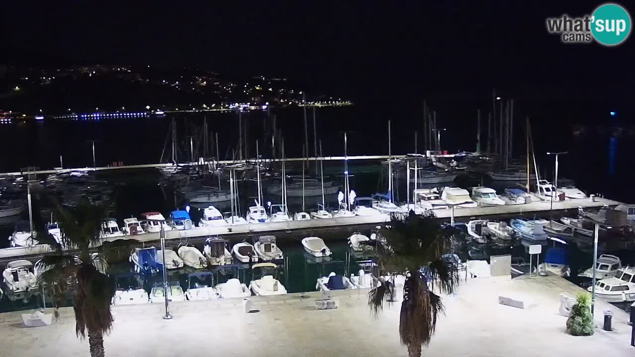 Webcam en direct du port de Koper – port de croisière et de fret – Slovénie