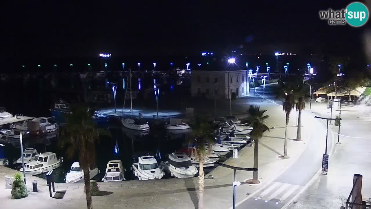 Camera en vivo Koper – puerto deportivo y paseo marítimo desde el Hotel Grand Koper