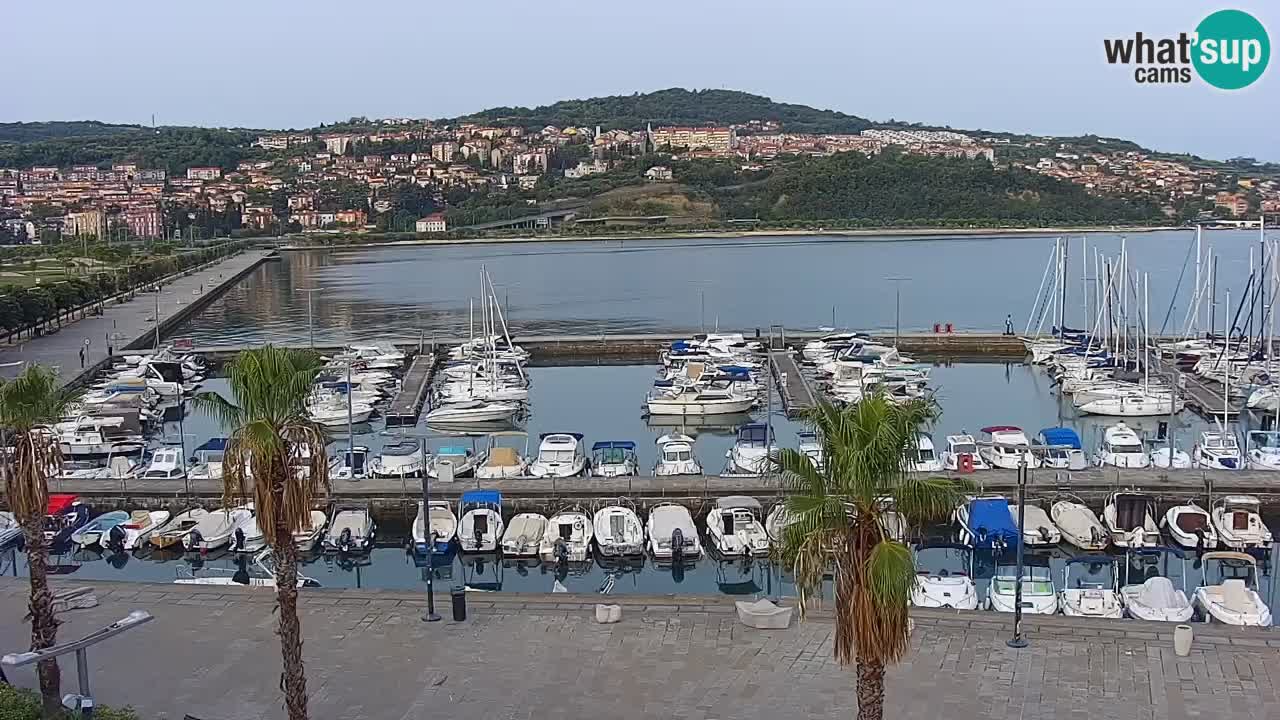 Il porto di Koper – Capodistria live webcam – porto crociere e mercantile – Slovenia