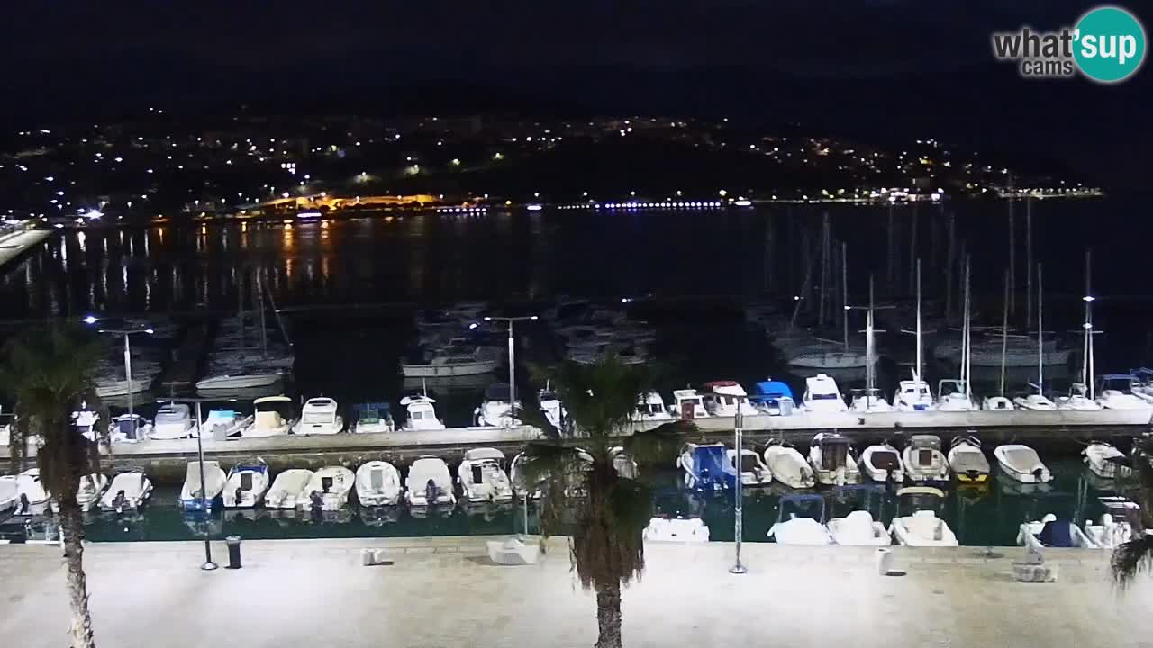 Spletna kamera Koper – Panorama na marino in promenado s Hotela Grand Koper