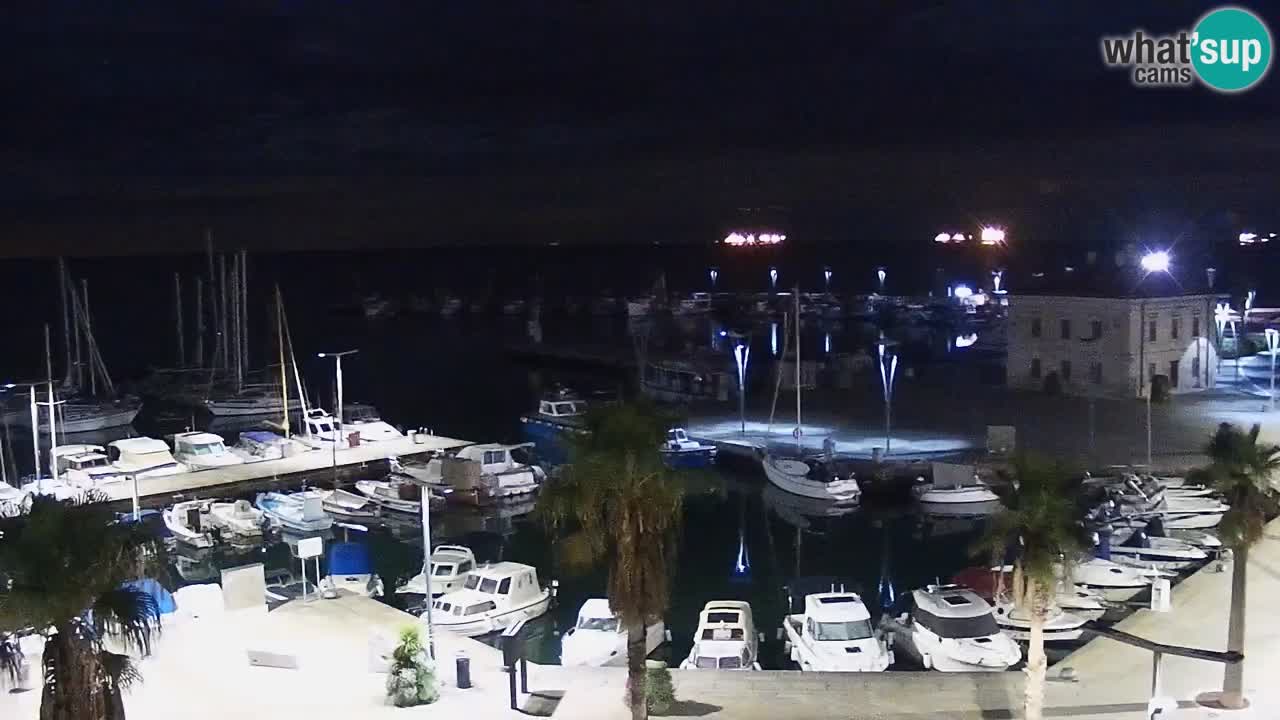 Webcam Capodistria – marina e lungo mare dall’Hotel Grand Koper