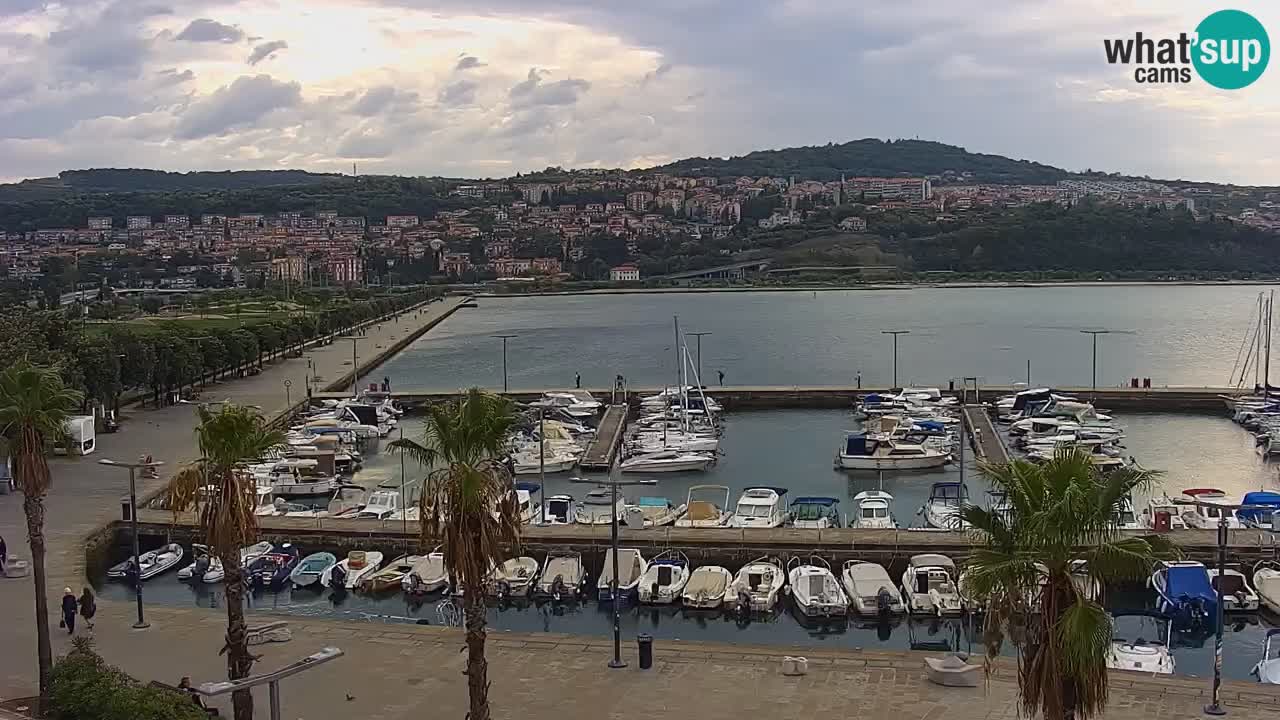 Webcam en vivo del Puerto de Koper – puerto de carga y cruceros – Eslovenia