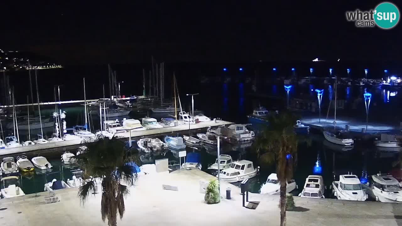 Webcam en direct du port de Koper – port de croisière et de fret – Slovénie