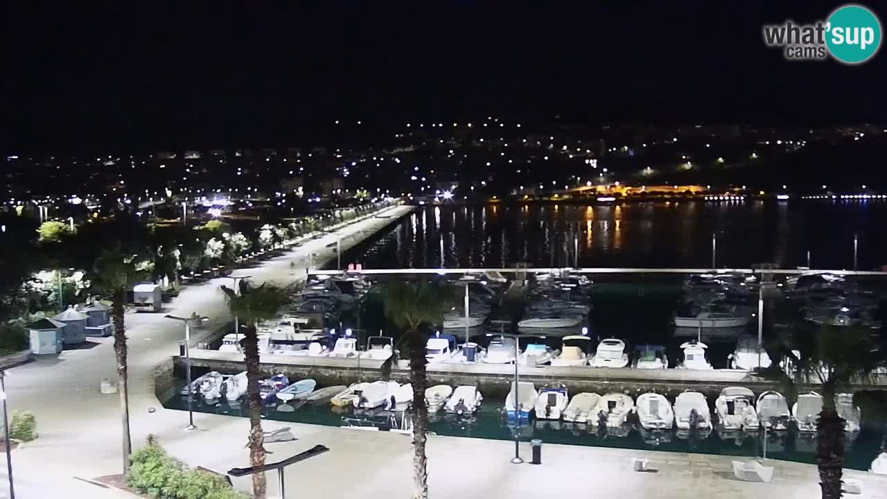 Camera en vivo Koper – puerto deportivo y paseo marítimo desde el Hotel Grand Koper