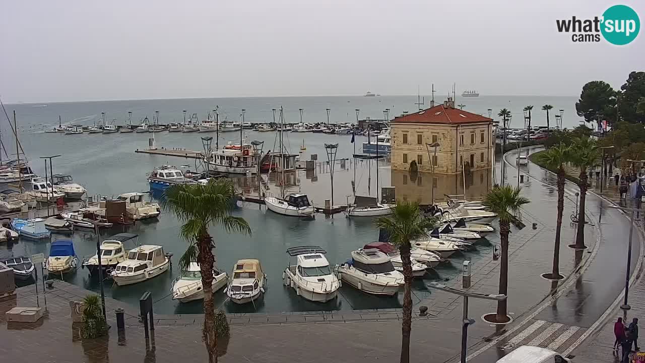 The Port of Koper live webcam – cruise and cargo port – Slovenia