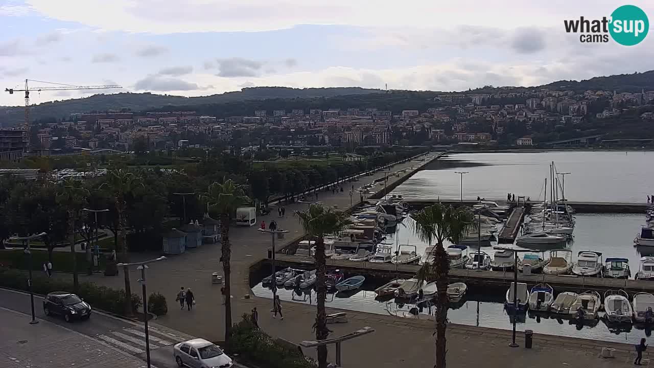 Webcam en vivo del Puerto de Koper – puerto de carga y cruceros – Eslovenia