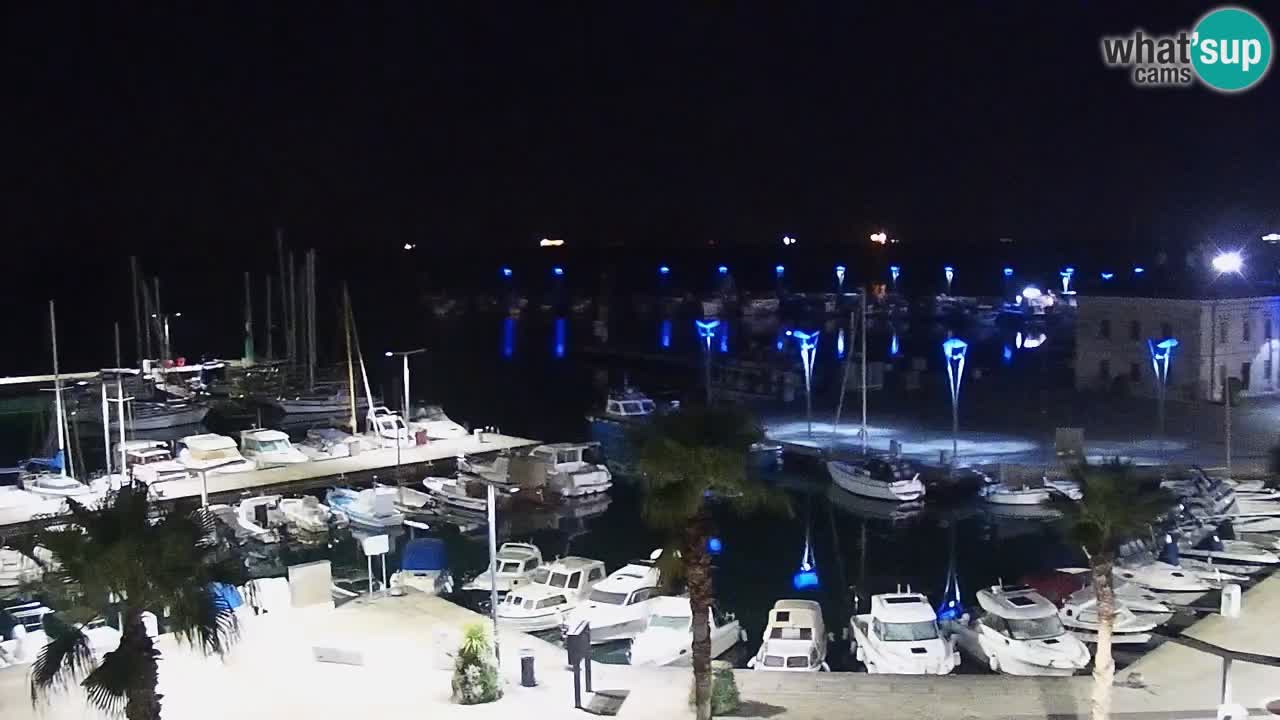 Webcam Capodistria – marina e lungo mare dall’Hotel Grand Koper