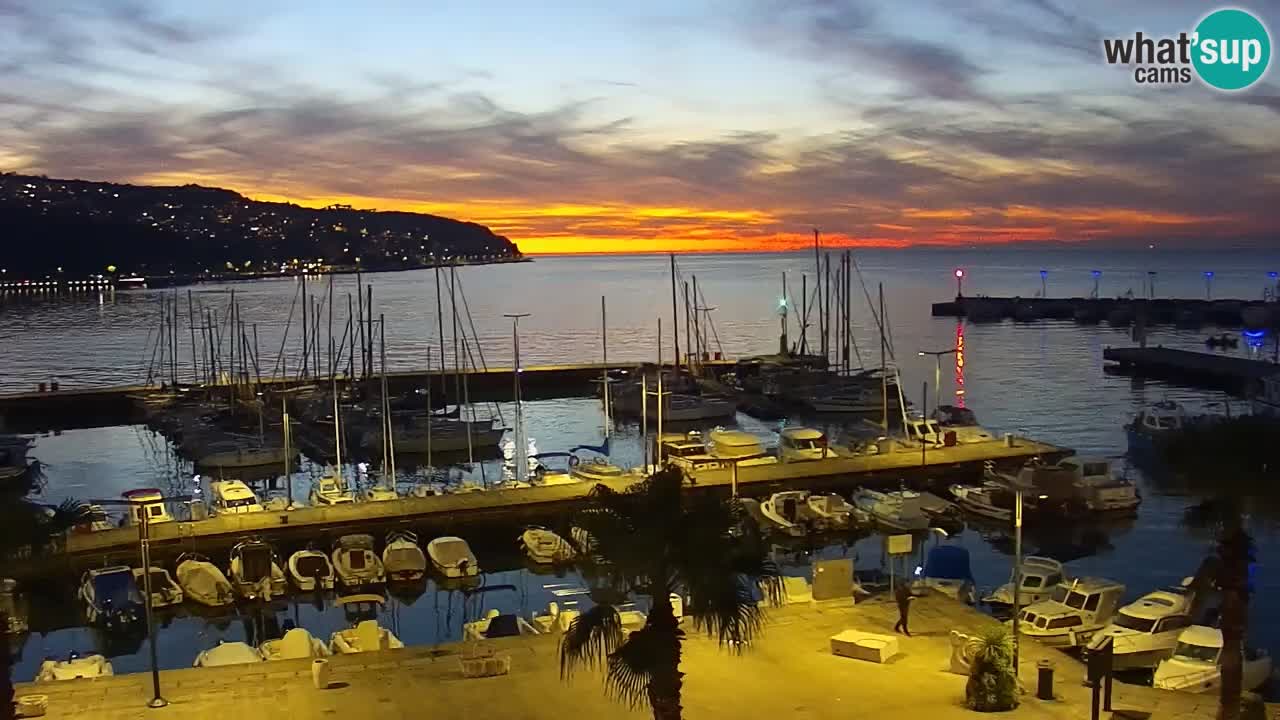 Der Hafen von Koper Live-Webcam – Kreuzfahrt- und Frachthafen – Slowenien