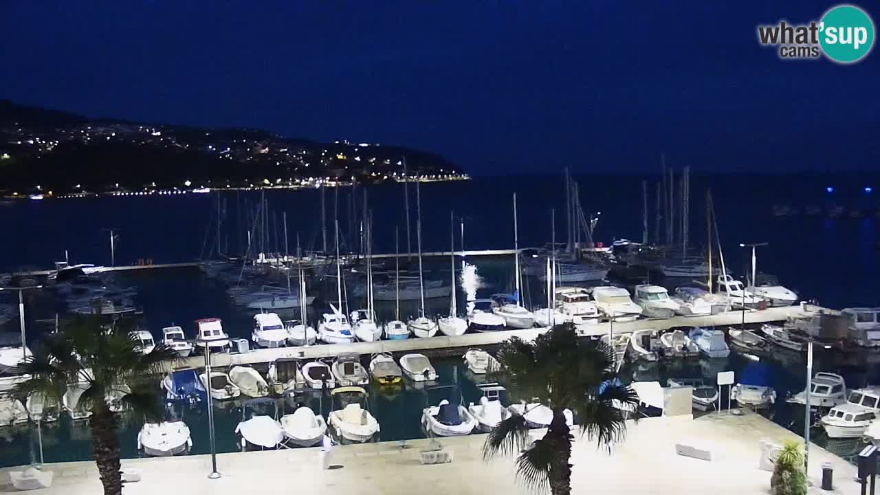 Web kamera Koper – marina i promenada – hotel Grand Koper