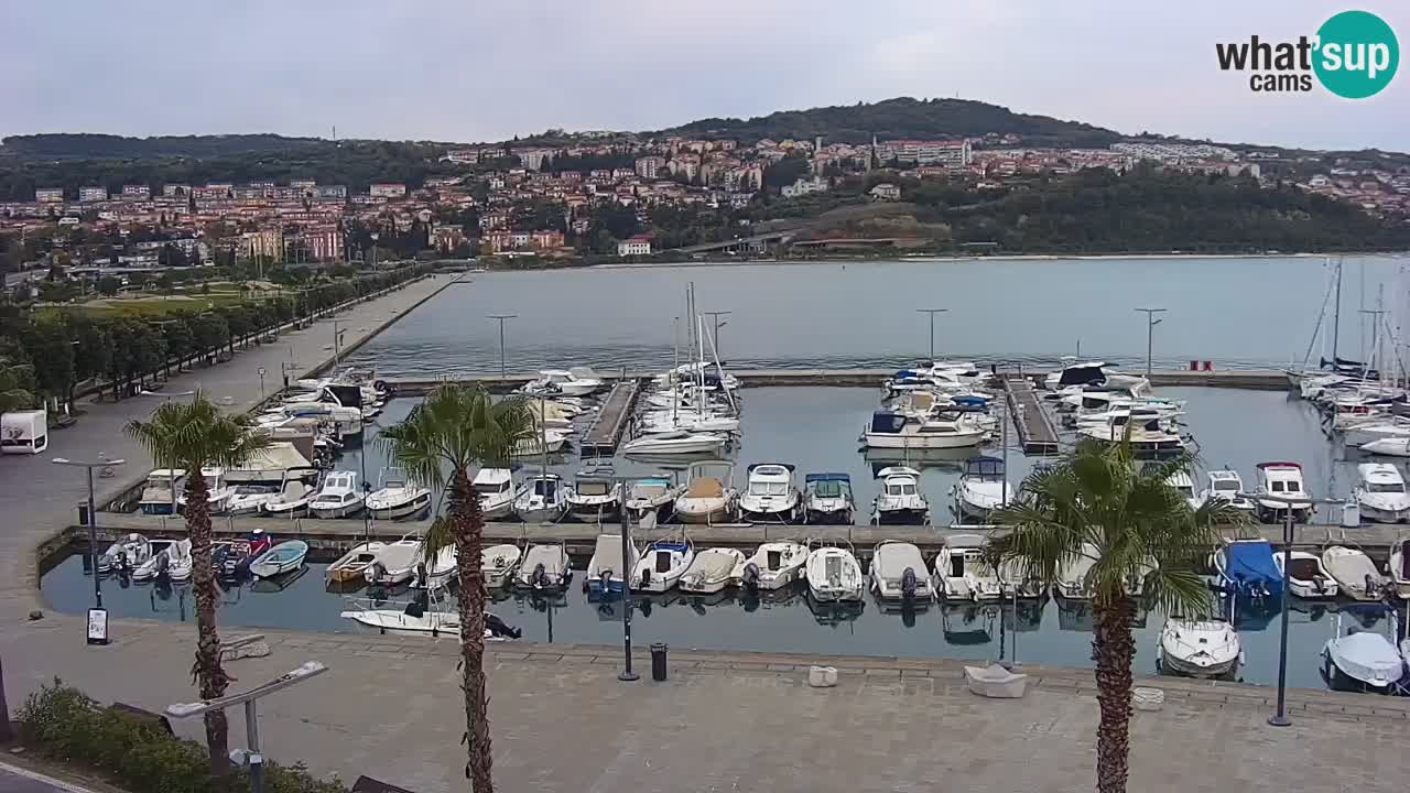 Web kamera Koper – marina i promenada – hotel Grand Koper