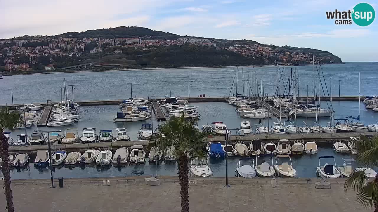 Il porto di Koper – Capodistria live webcam – porto crociere e mercantile – Slovenia