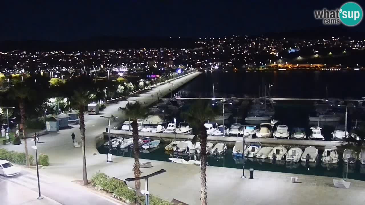 Camera en vivo Koper – puerto deportivo y paseo marítimo desde el Hotel Grand Koper