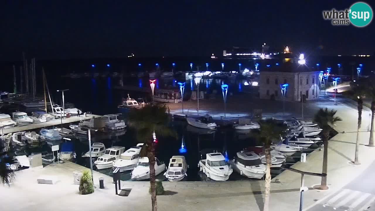 Webcam en vivo del Puerto de Koper – puerto de carga y cruceros – Eslovenia