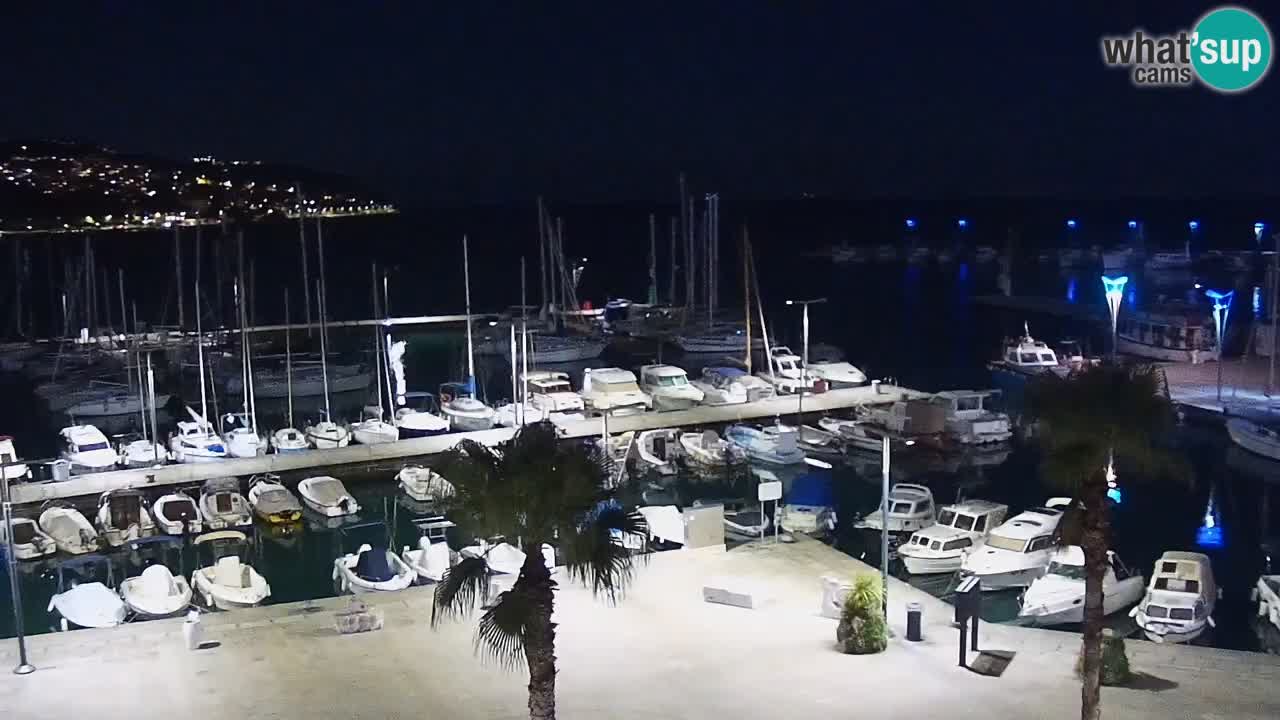 Webcam Capodistria – marina e lungo mare dall’Hotel Grand Koper