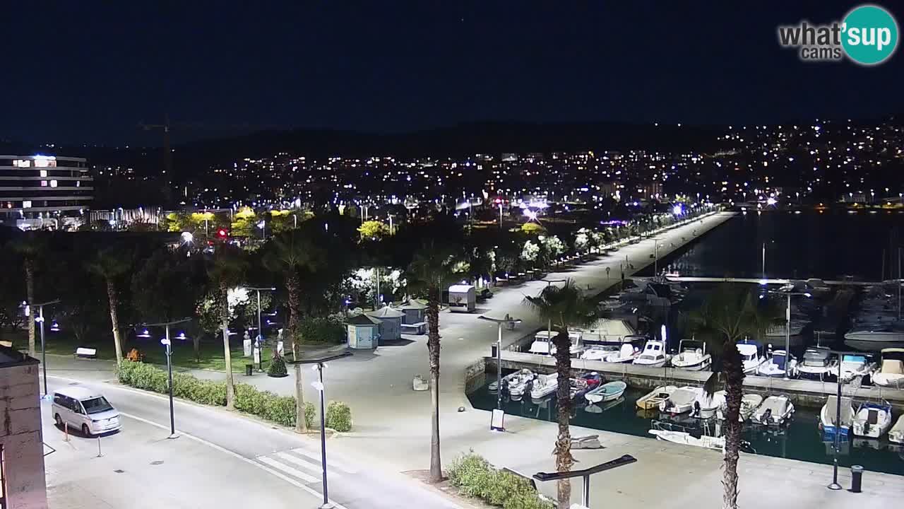 Webcam Capodistria – marina e lungo mare dall’Hotel Grand Koper