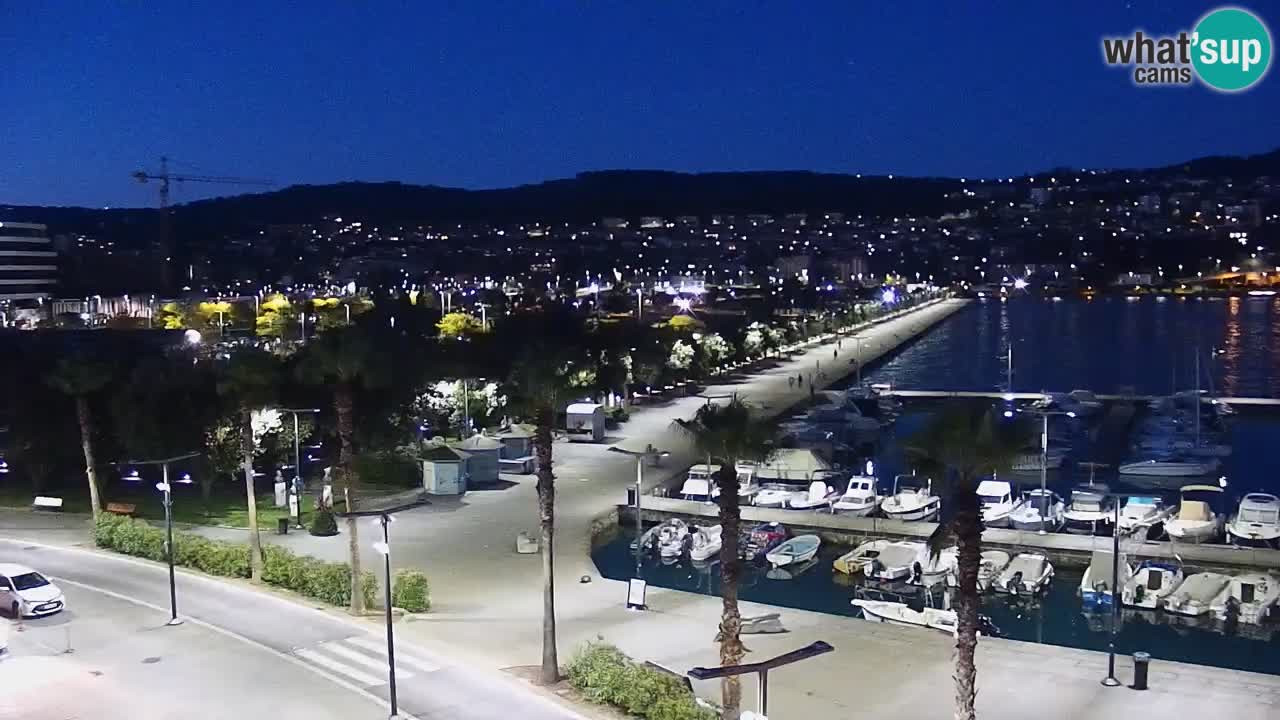 Spletna kamera Koper – Panorama na marino in promenado s Hotela Grand Koper