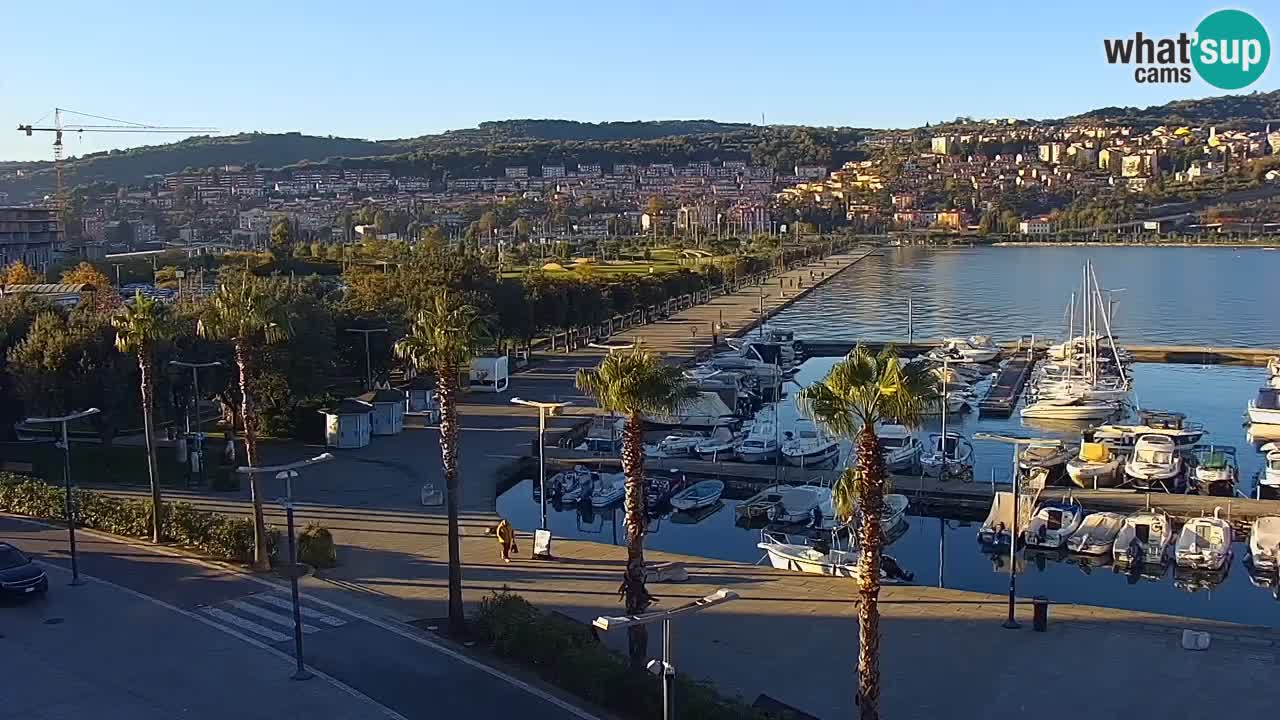 Web kamera Koper – marina i promenada – hotel Grand Koper