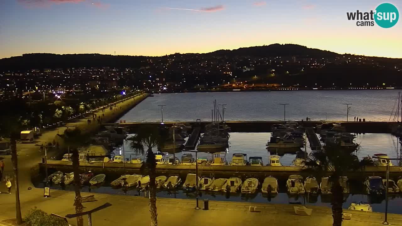 Il porto di Koper – Capodistria live webcam – porto crociere e mercantile – Slovenia