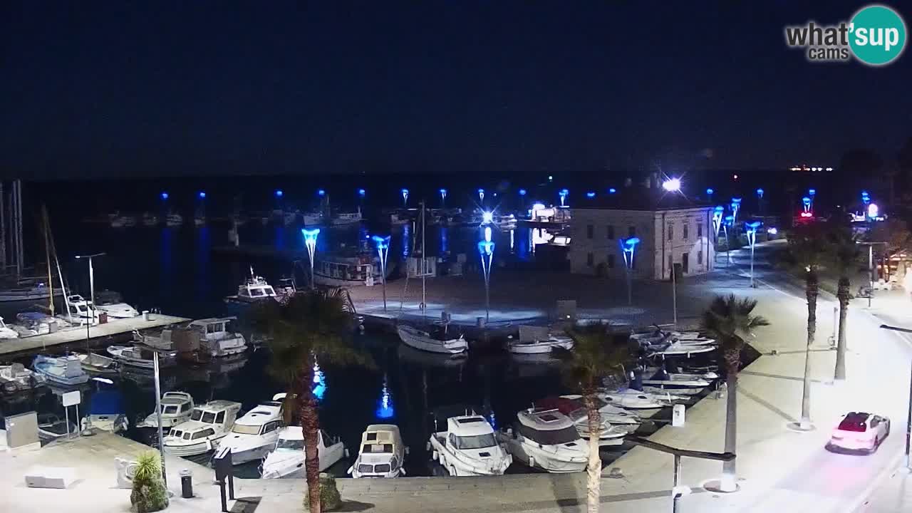 Il porto di Koper – Capodistria live webcam – porto crociere e mercantile – Slovenia