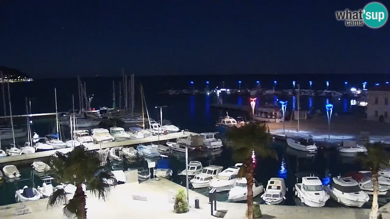 Camera en vivo Koper – puerto deportivo y paseo marítimo desde el Hotel Grand Koper