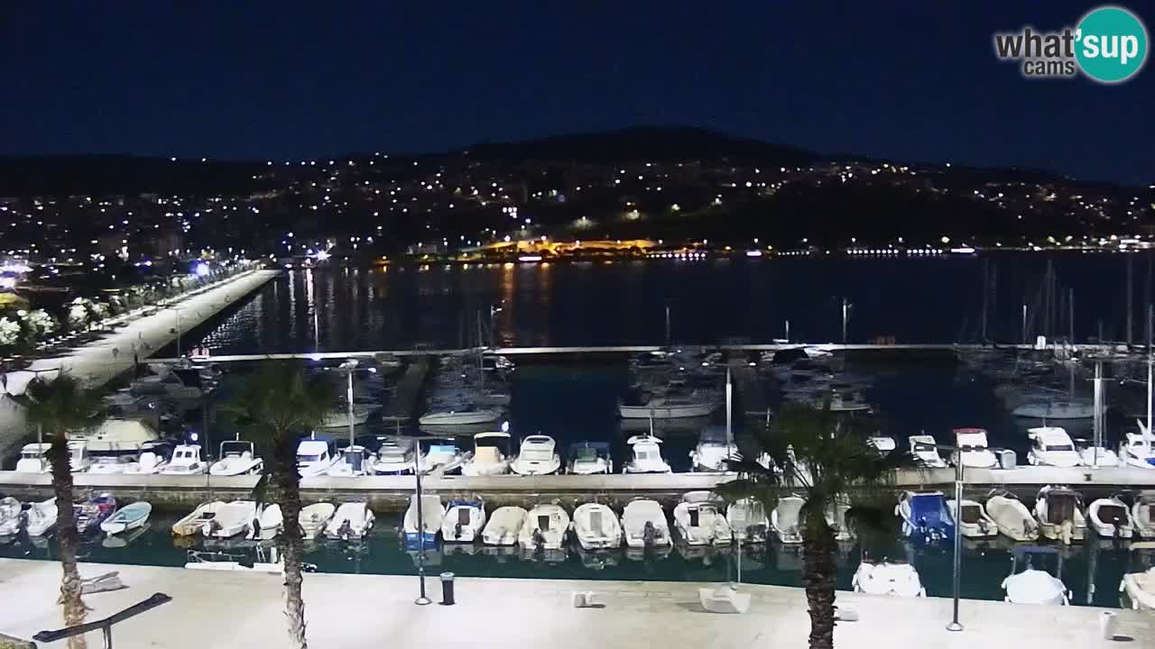 Webcam Capodistria – marina e lungo mare dall’Hotel Grand Koper