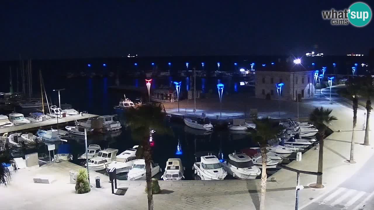 Il porto di Koper – Capodistria live webcam – porto crociere e mercantile – Slovenia