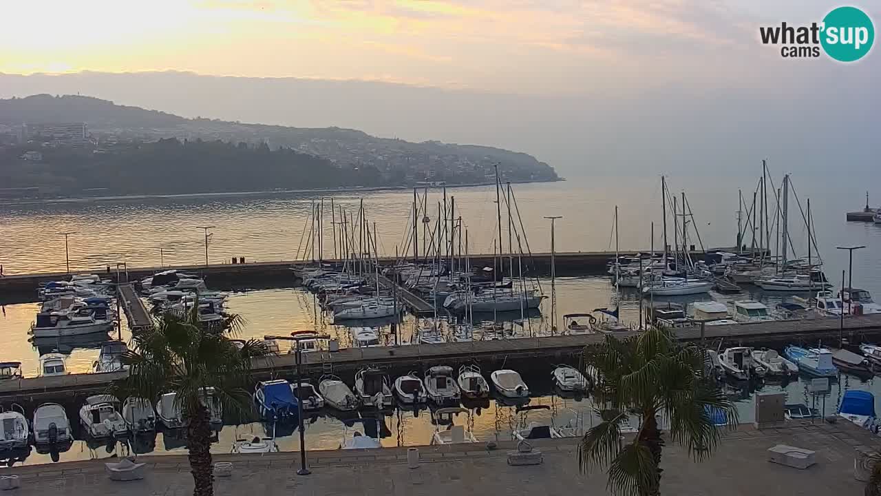 The Port of Koper live webcam – cruise and cargo port – Slovenia