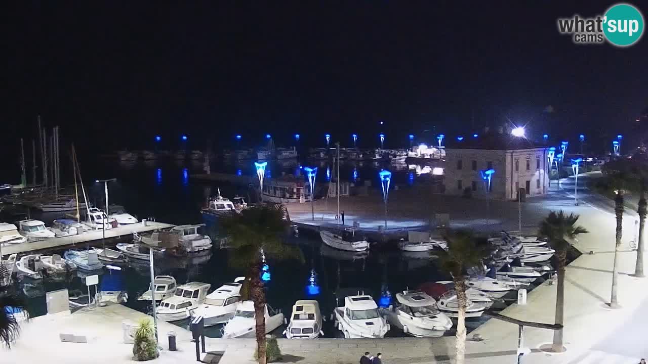 Webcam Koper – Panorama de la marina et de la promenade depuis le Grand Hotel Koper