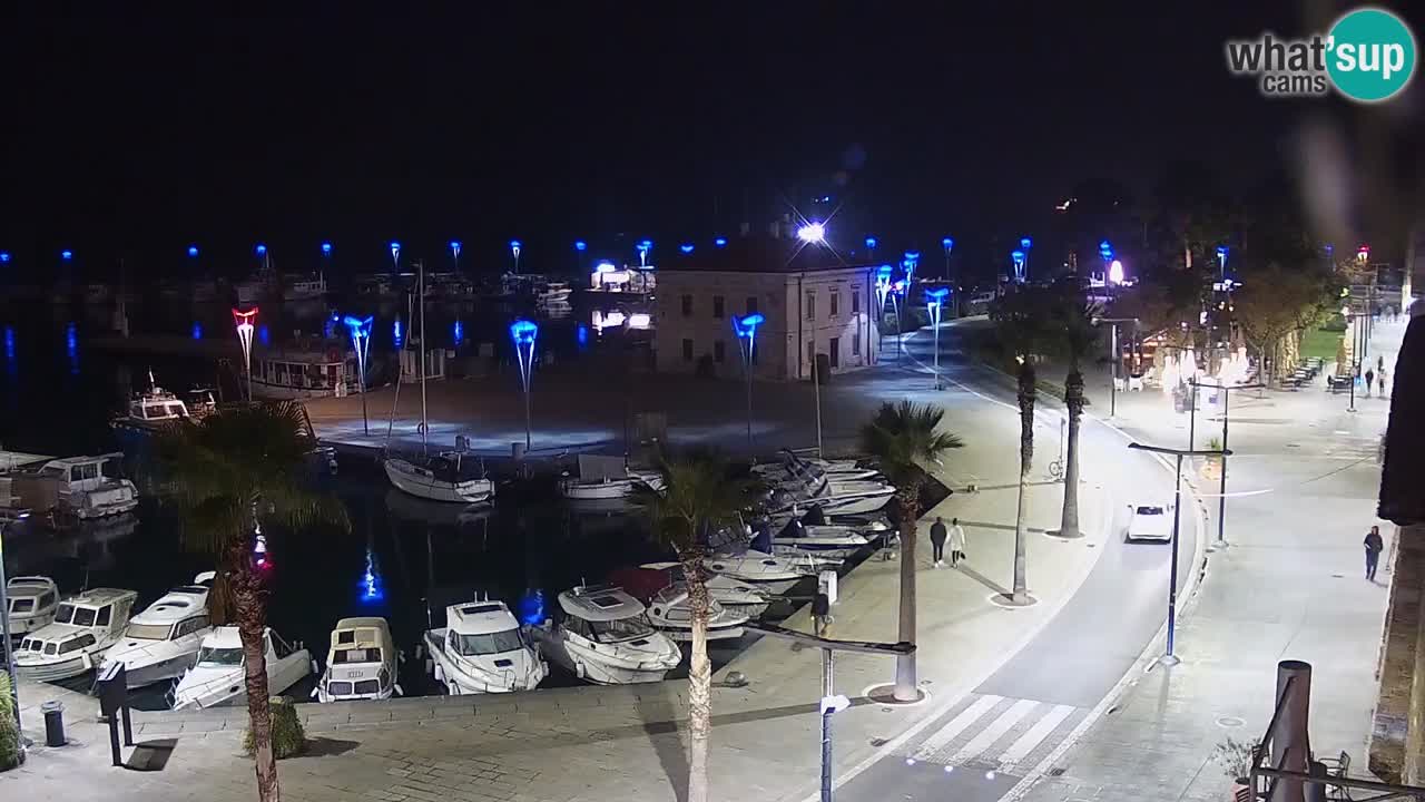 Webcam en direct du port de Koper – port de croisière et de fret – Slovénie