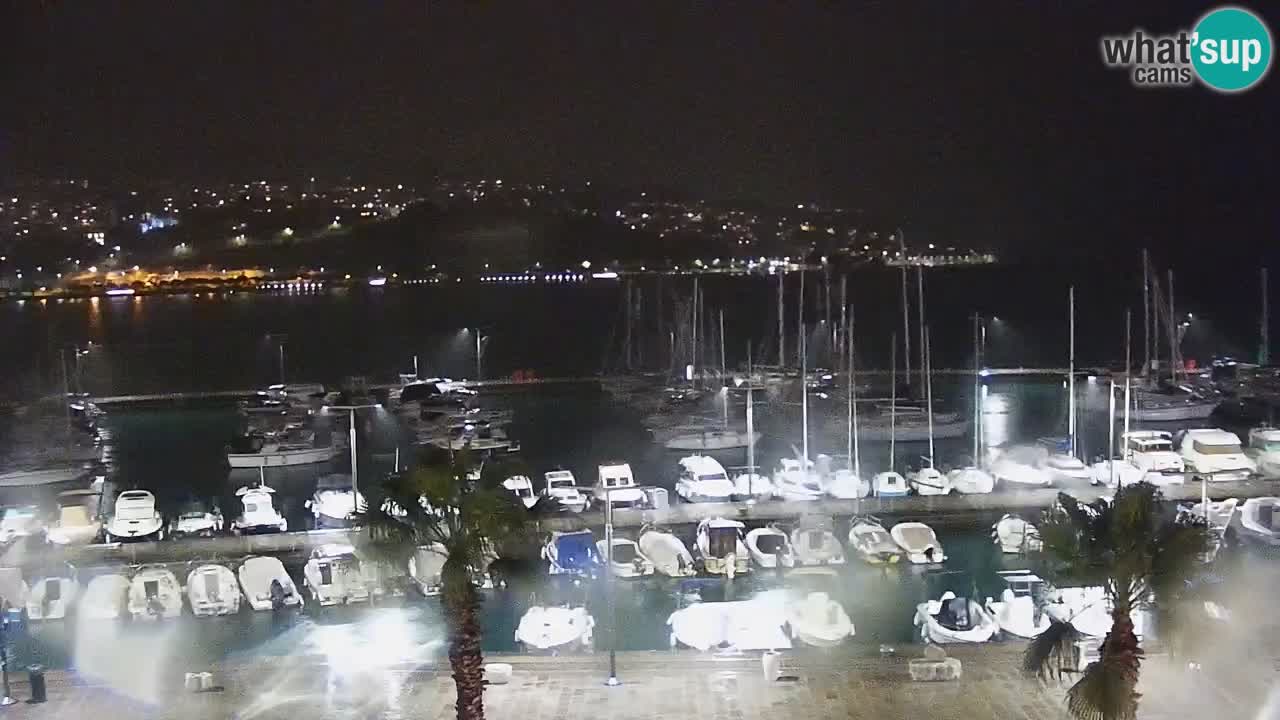 Il porto di Koper – Capodistria live webcam – porto crociere e mercantile – Slovenia