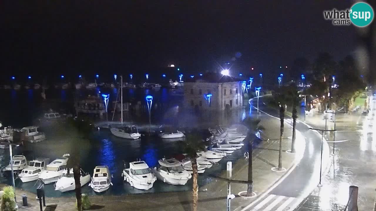 Camera en vivo Koper – puerto deportivo y paseo marítimo desde el Hotel Grand Koper