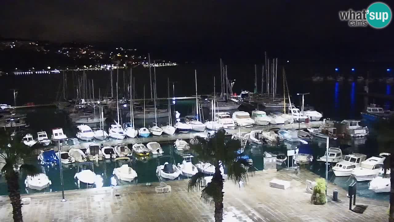 Webcam Capodistria – marina e lungo mare dall’Hotel Grand Koper