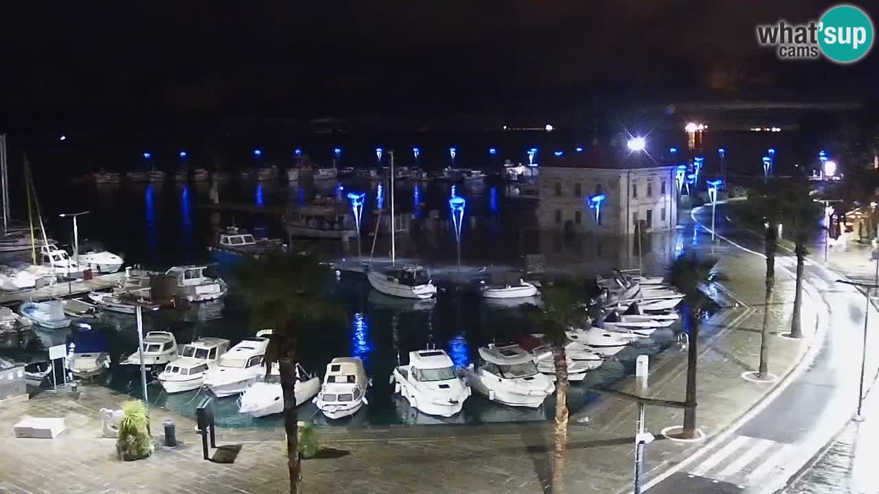 Camera en vivo Koper – puerto deportivo y paseo marítimo desde el Hotel Grand Koper