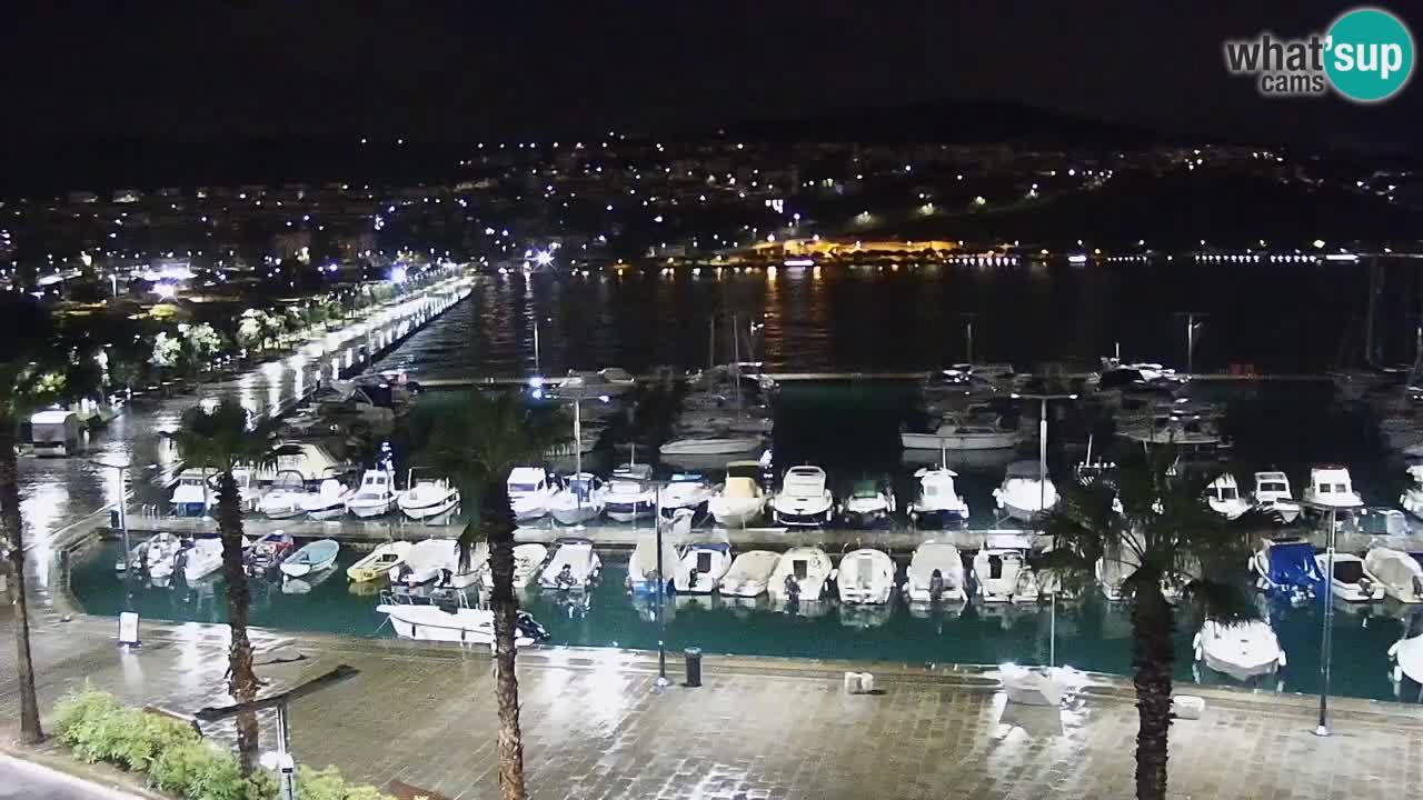 Webcam Capodistria – marina e lungo mare dall’Hotel Grand Koper