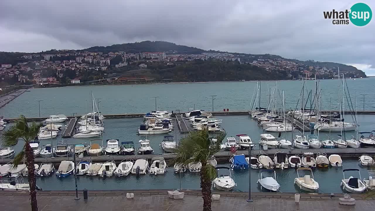 Web kamera Koper – marina i promenada – hotel Grand Koper