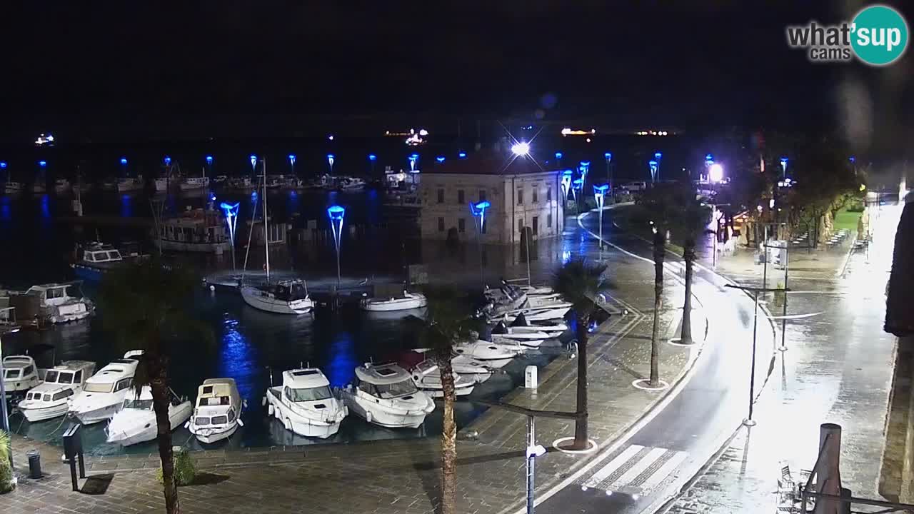 Webcam Capodistria – marina e lungo mare dall’Hotel Grand Koper