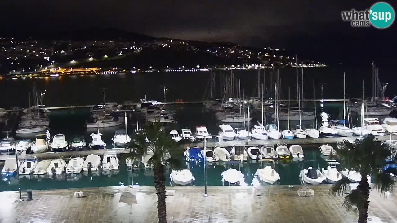 Camera en vivo Koper – puerto deportivo y paseo marítimo desde el Hotel Grand Koper