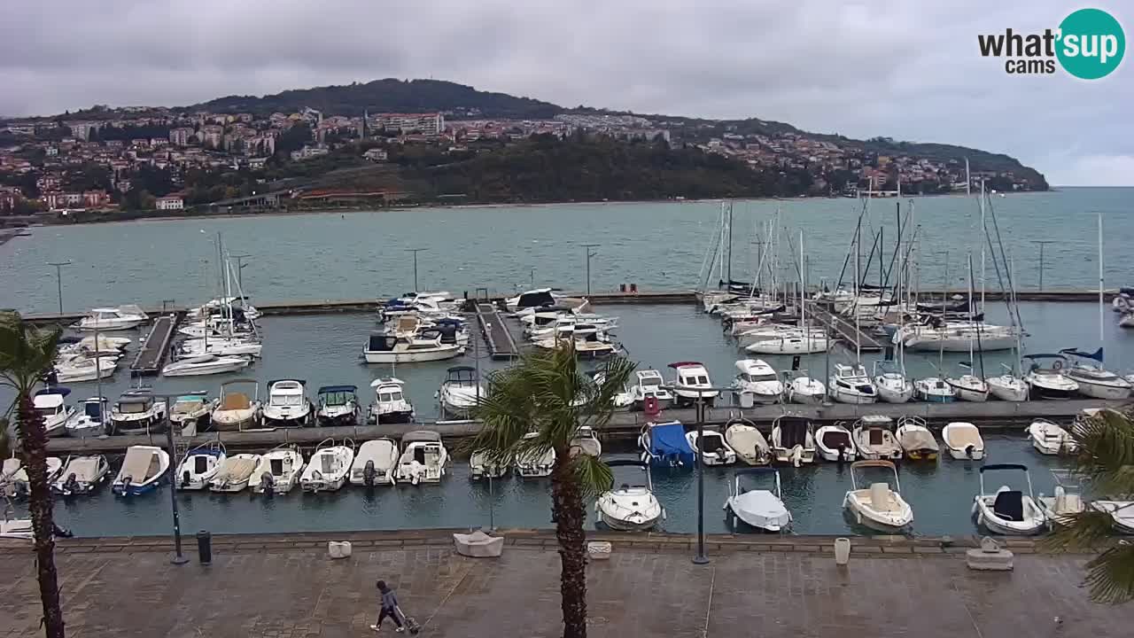 Il porto di Koper – Capodistria live webcam – porto crociere e mercantile – Slovenia