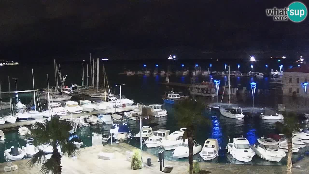 Camera en vivo Koper – puerto deportivo y paseo marítimo desde el Hotel Grand Koper