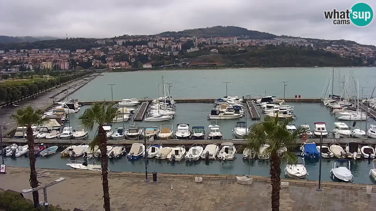 Web kamera Koper – marina i promenada – hotel Grand Koper