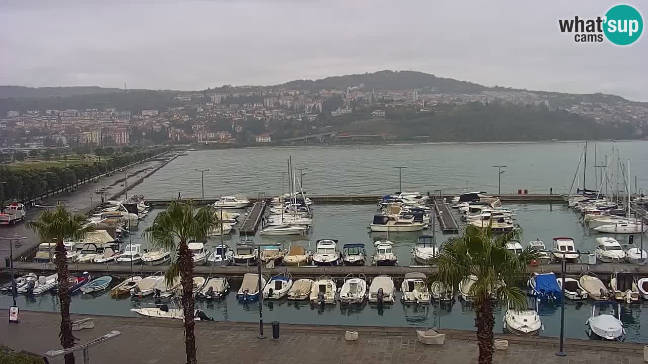 Il porto di Koper – Capodistria live webcam – porto crociere e mercantile – Slovenia