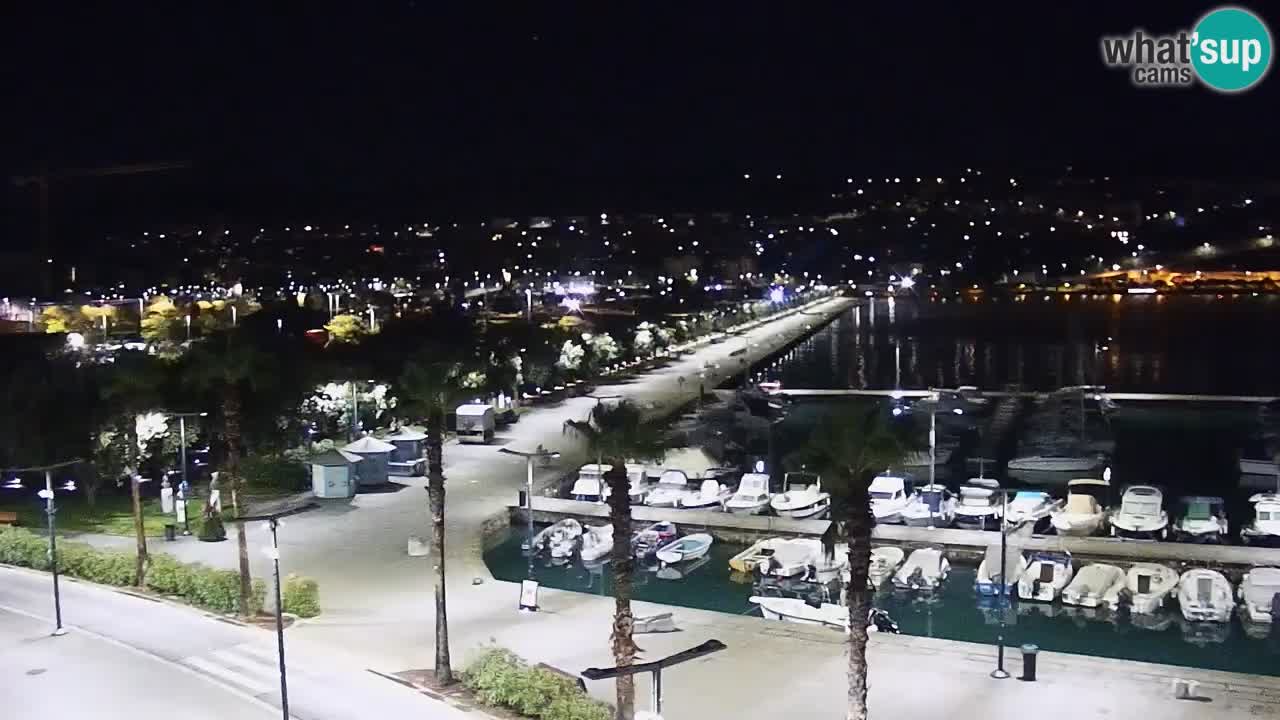 Webcam Capodistria – marina e lungo mare dall’Hotel Grand Koper