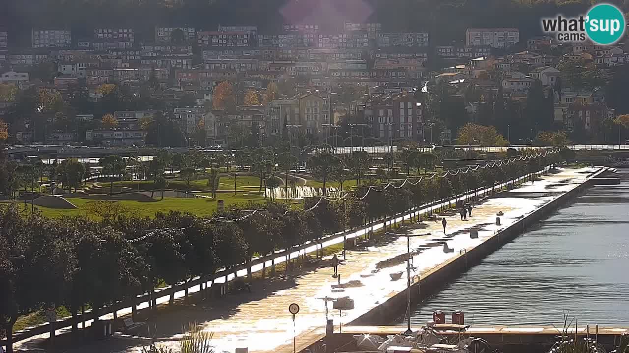 Camera en vivo Koper – puerto deportivo y paseo marítimo desde el Hotel Grand Koper