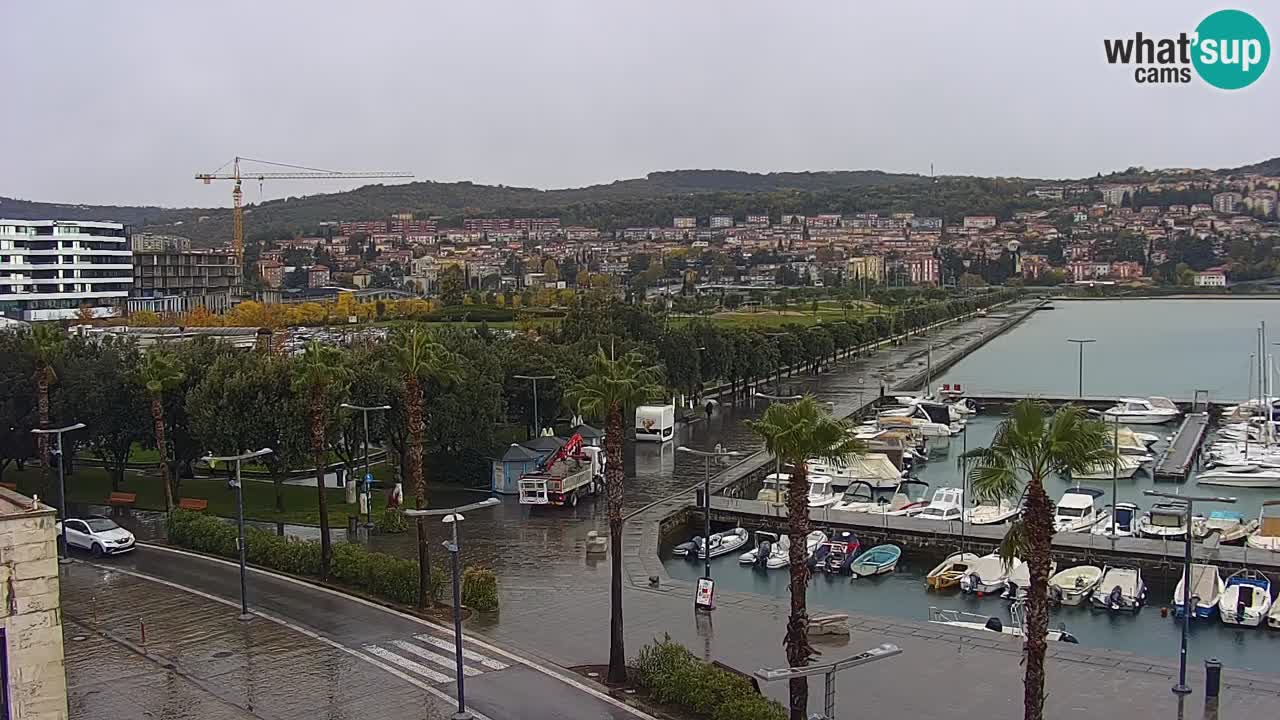 Webcam en vivo del Puerto de Koper – puerto de carga y cruceros – Eslovenia