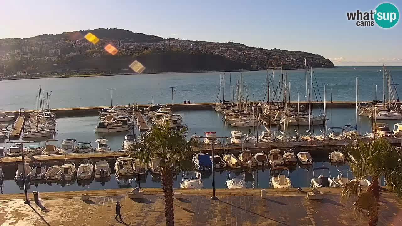 Il porto di Koper – Capodistria live webcam – porto crociere e mercantile – Slovenia