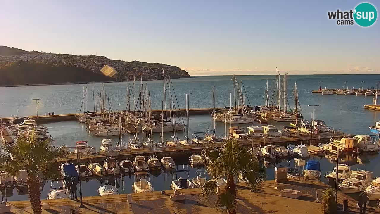 Webcam en vivo del Puerto de Koper – puerto de carga y cruceros – Eslovenia