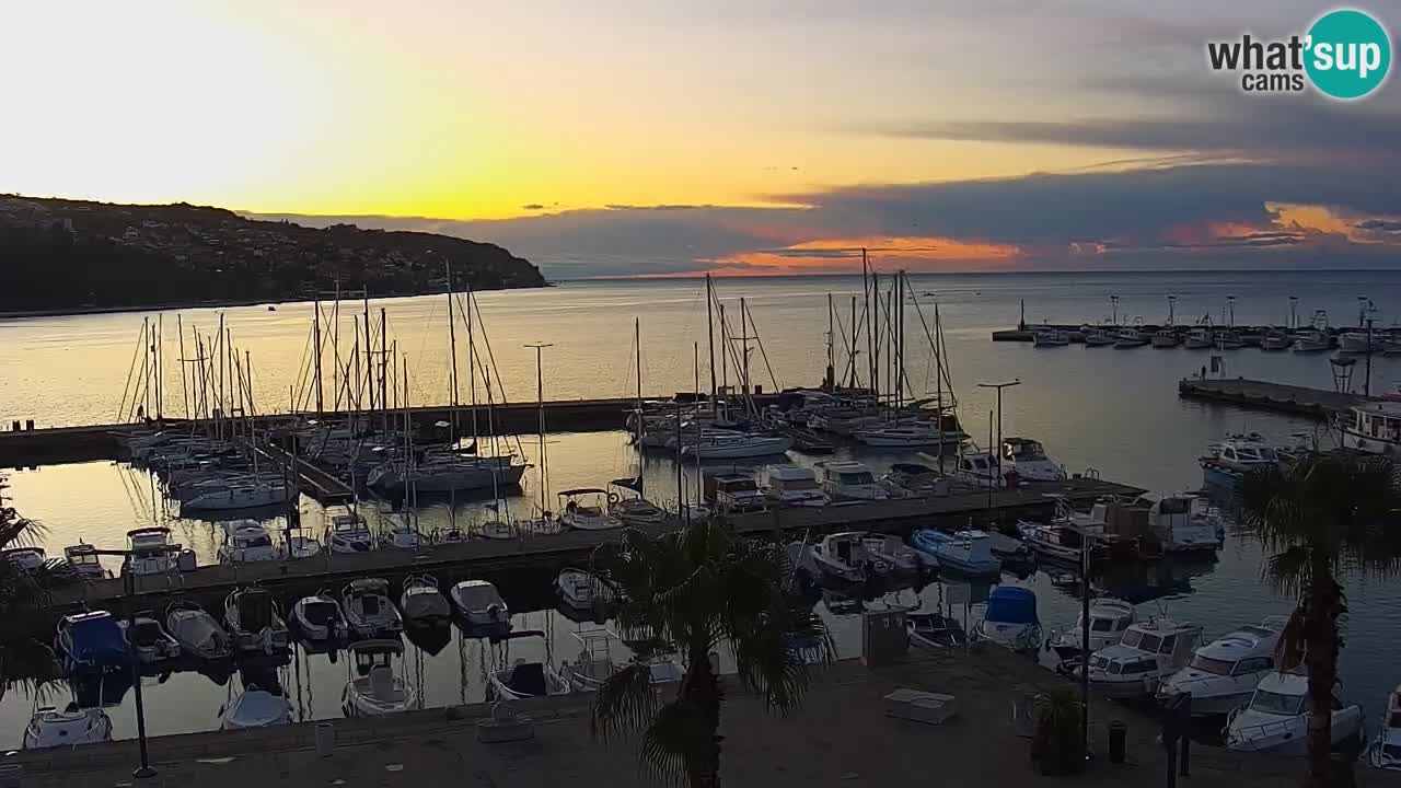 Spletna kamera Luka Koper v živo – Potniški terminal in tovorno pristanišče – Slovenija