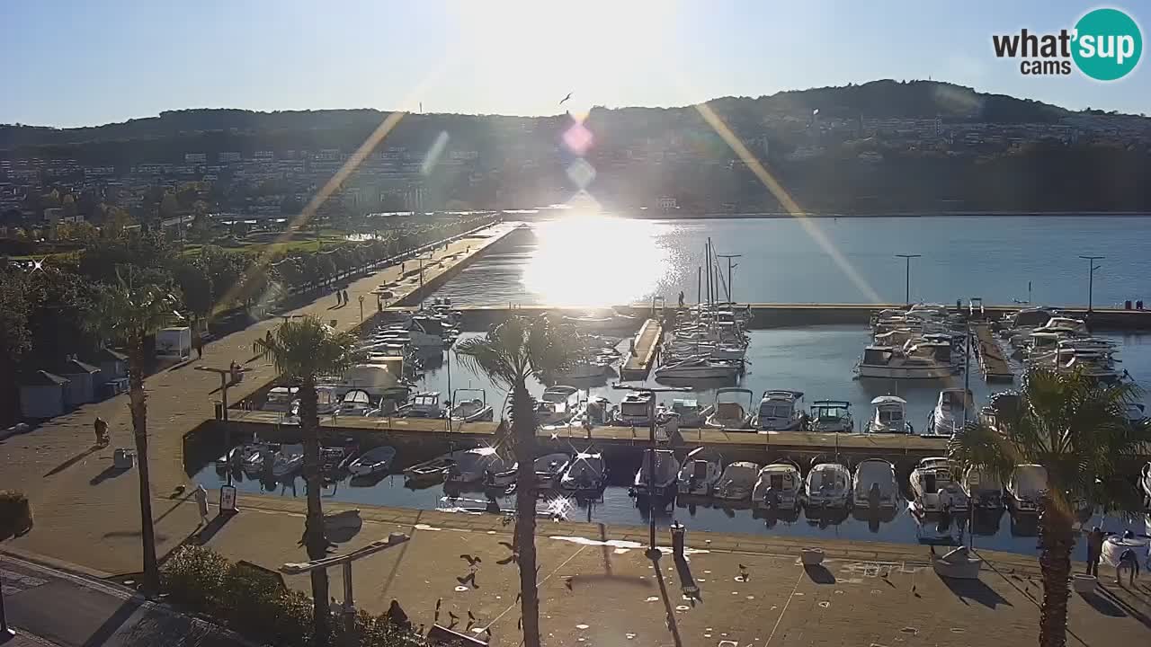 Webcam en vivo del Puerto de Koper – puerto de carga y cruceros – Eslovenia